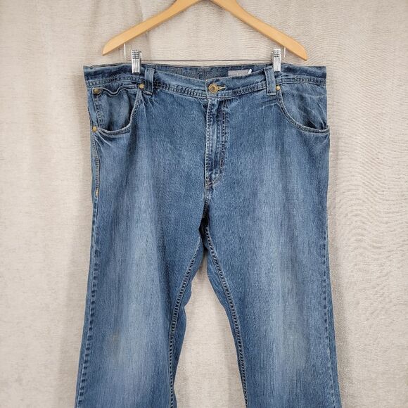 Levi's Silver Tab Jeans Loose Fit Blue Jeans Denim Men's Size 40 - Picture 3 of 14
